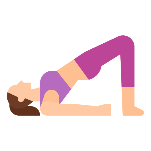 woman yoga stretching